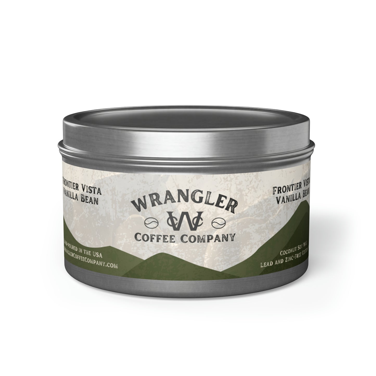 Frontier Vista Vanilla Bean - Tin Candles
