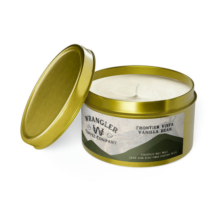 Frontier Vista Vanilla Bean - Tin Candles