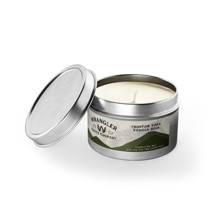 Frontier Vista Vanilla Bean - Tin Candles