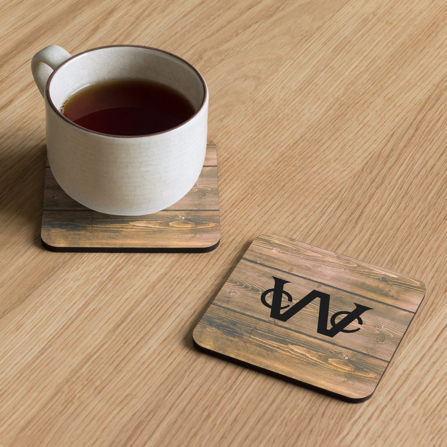 WCC Brand Cork-back Coaster