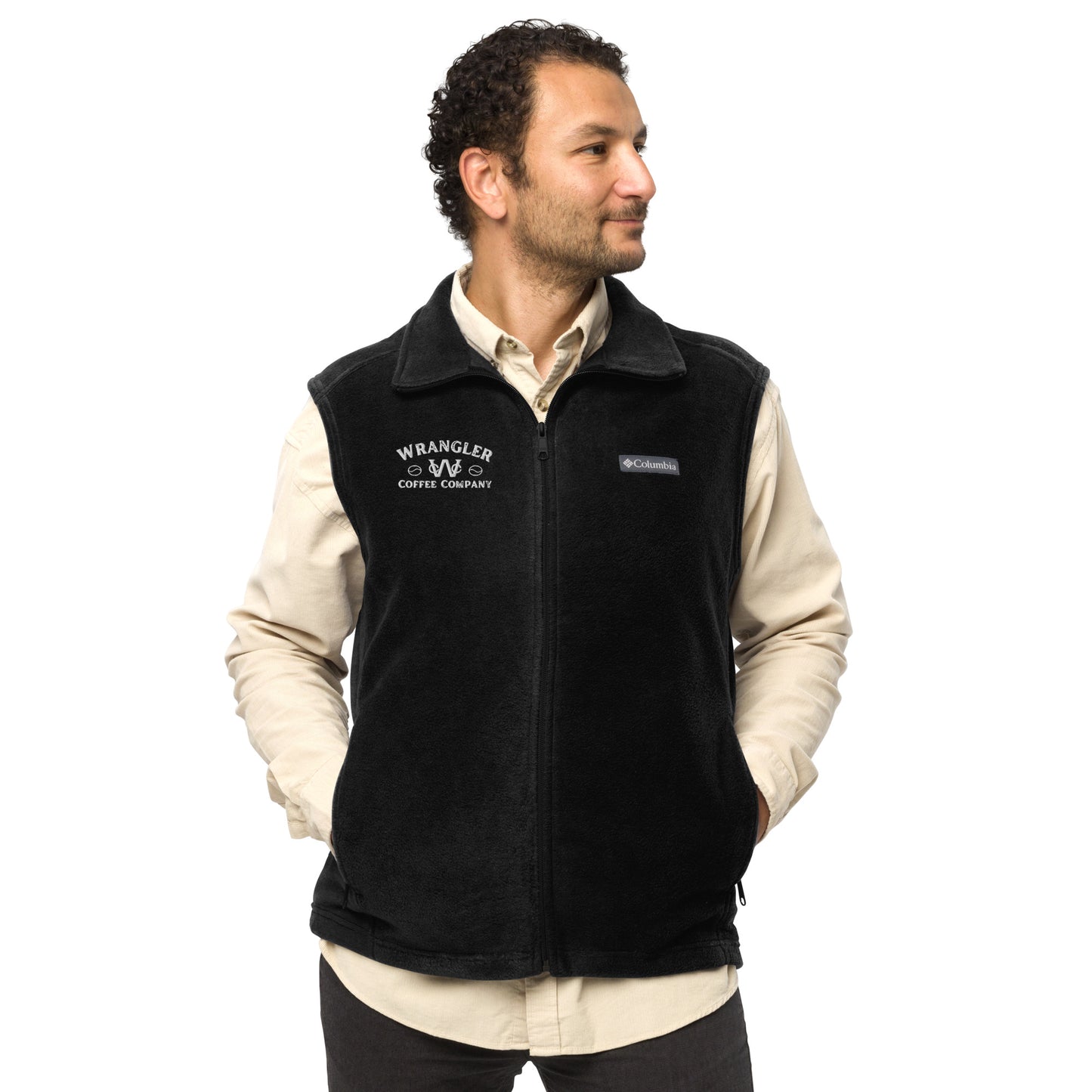 Men’s Embroidered Columbia Fleece Vest