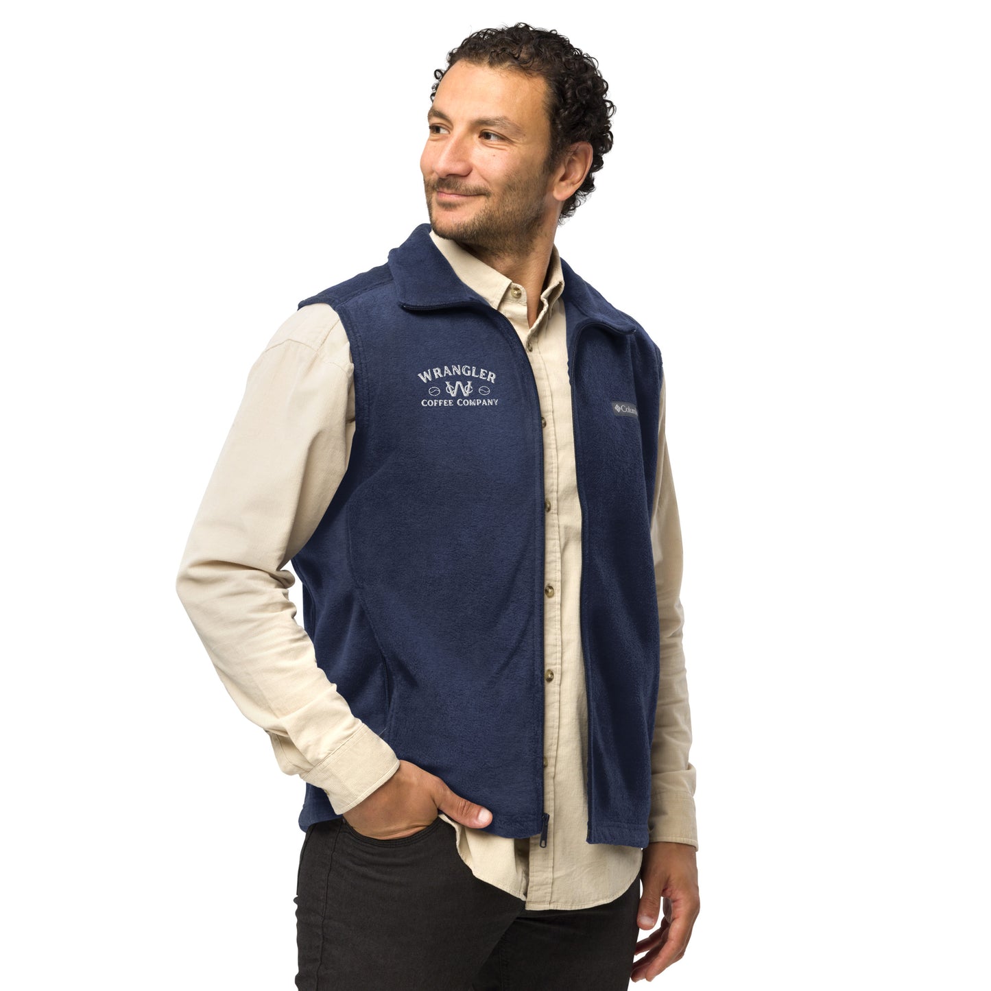 Men’s Embroidered Columbia Fleece Vest