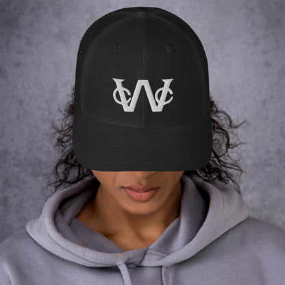 Embroidered WCC Brand Retro Trucker Cap