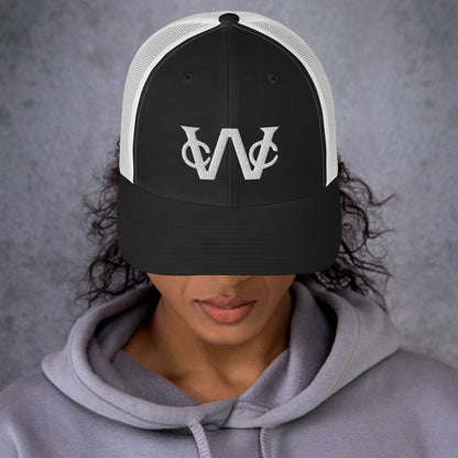 Embroidered WCC Brand Retro Trucker Cap