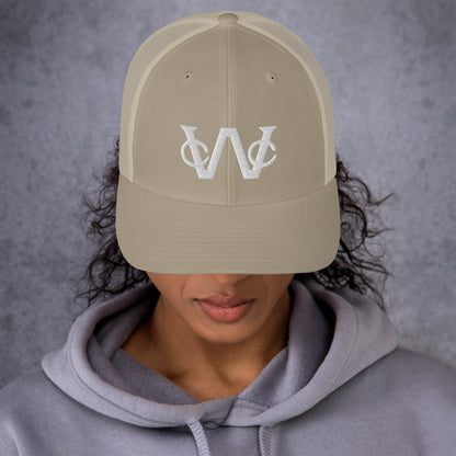 Embroidered WCC Brand Retro Trucker Cap