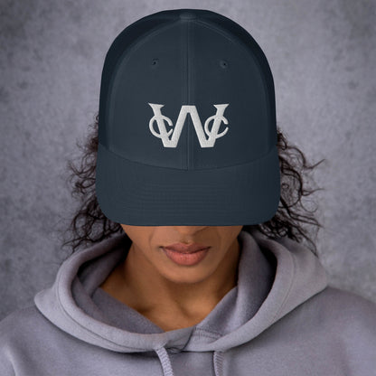 Embroidered WCC Brand Retro Trucker Cap