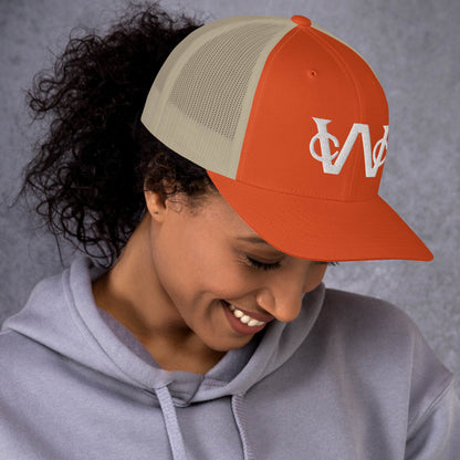 Embroidered WCC Brand Retro Trucker Cap