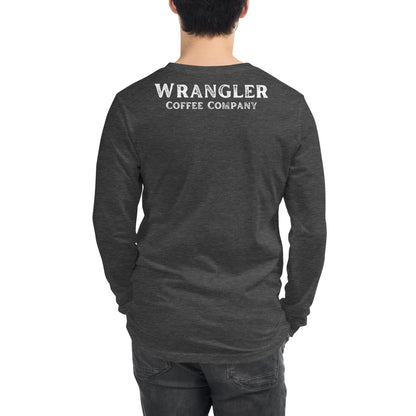 Men's Front & Back Printed Long Sleeve Tee