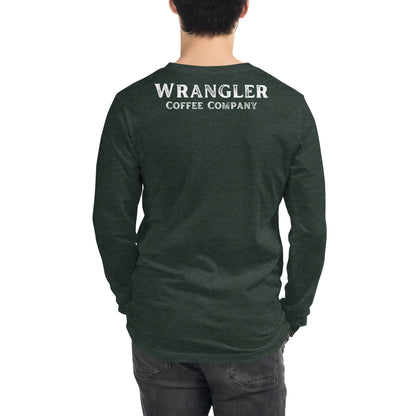 Men's Front & Back Printed Long Sleeve Tee