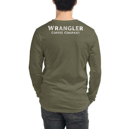 Men's Front & Back Printed Long Sleeve Tee